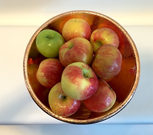 Sertodo Copper, Frutera Bowl, Hand Hammered 100% Pure Copper, 10 inch diameter