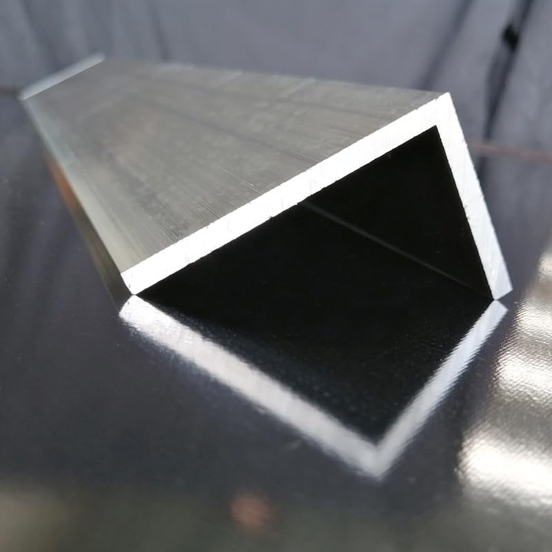1 unidad de 40x60mm, grosor 2/3/4/6mm, aluminio de ángulo recto 6063, aleación de aluminio en forma de L, perfil triangular de borde de aluminio, materiales de decoración(40x60x thick 4mm,500mm)