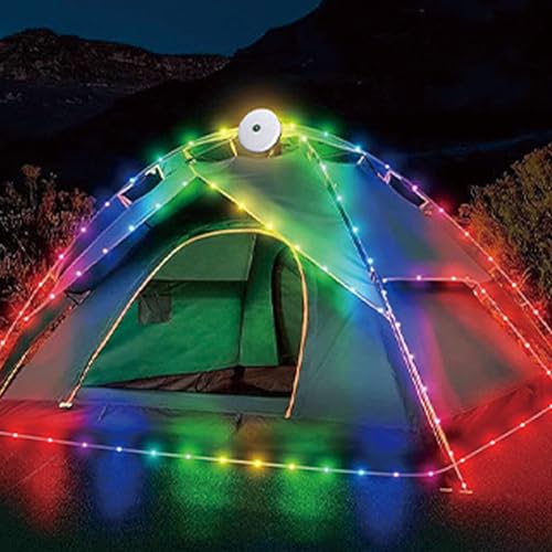 Guirlande lumineuse camping étanche et lanternes multifonctions