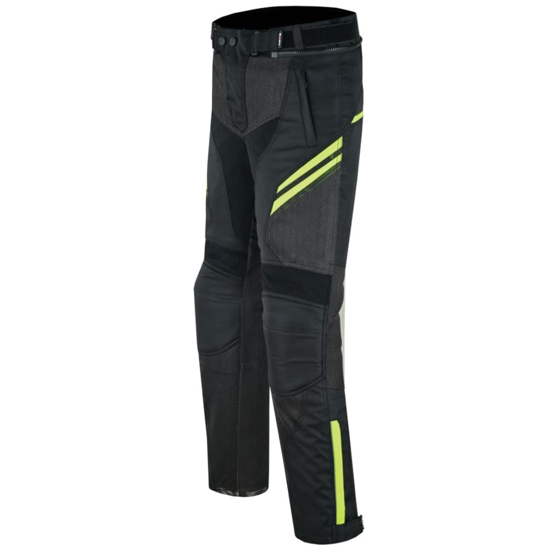 LOVO - Pantalon Moto Verano Unisex con Diseño Ventilado - Pantalones de Motociclismo para Hombre y Mujer - Ropa Moto Segura y Transpirable - Refuerzos en Rodillas y Caderas - Alta Durabilidad