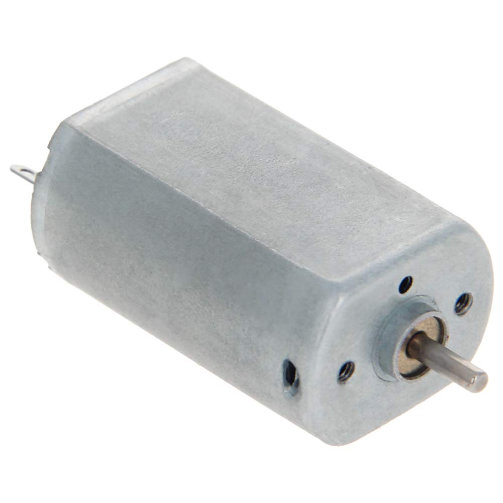 Fielect 2Pcs DC Motor 6V 8000RPM 0.1A Micro Motor Mini Motor Electric Motor Round Shaft for RC Boat DIY Airplane Toys Model DIY Hobby, 180 Type