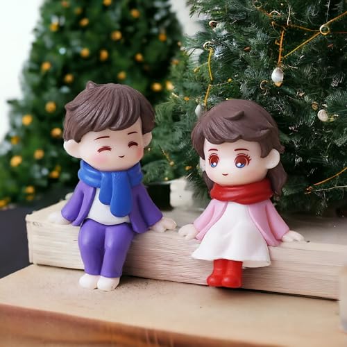 ascension Mini Couples Gift for Girlfriend Boyfriend Figurines and Valentine Decoration Items Showpiece for Valentines Day Gift Miniature Set for Living Room Bed Room Decor 6 518rGssf0uL