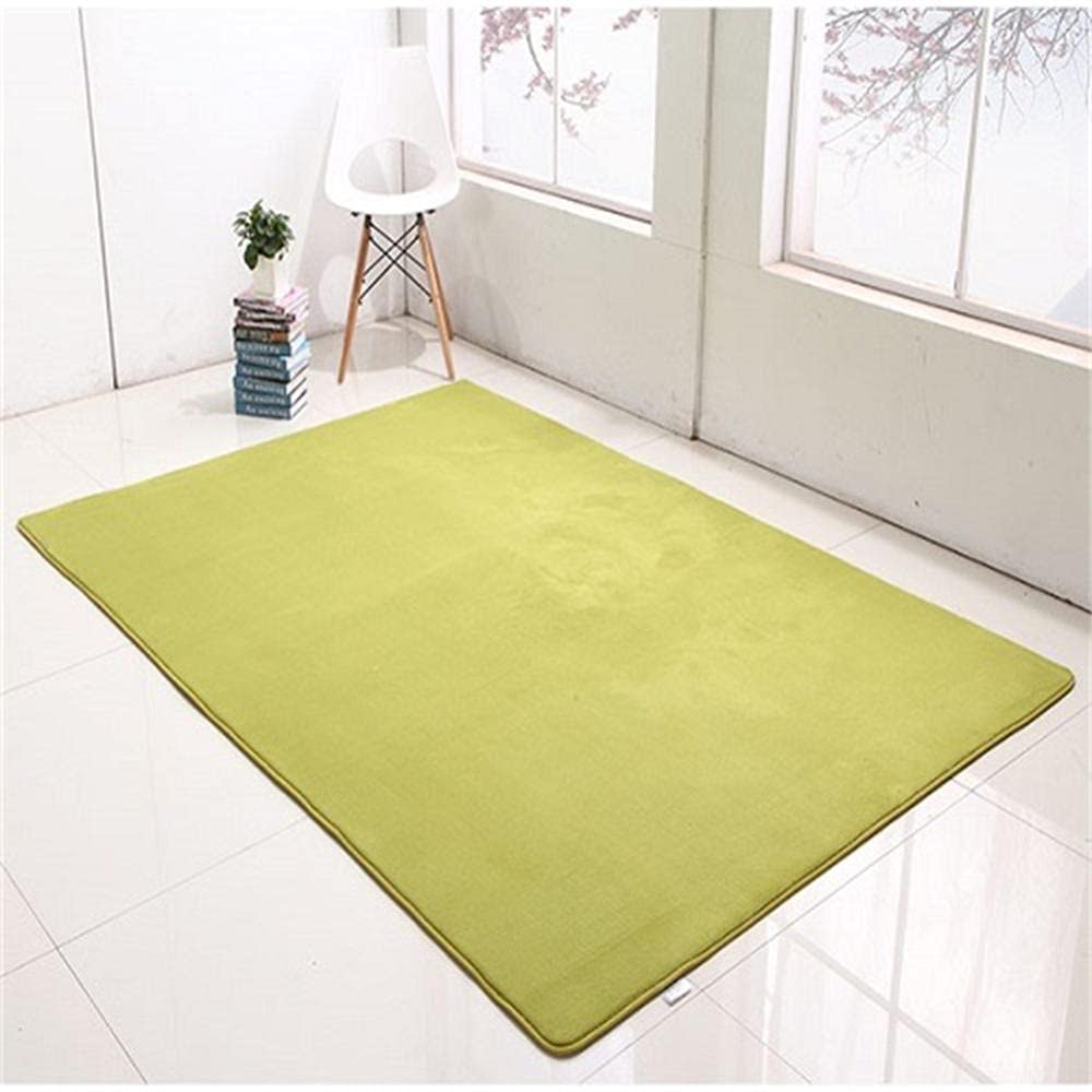 Tapis de cuisine et salon vert LUNEZY pour un espace bébé sécurisé