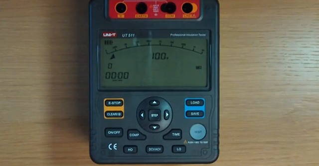 UNI-T UT513A Insulation Tester 5Kv 1000GOhm (1TOhm) Digital Megger