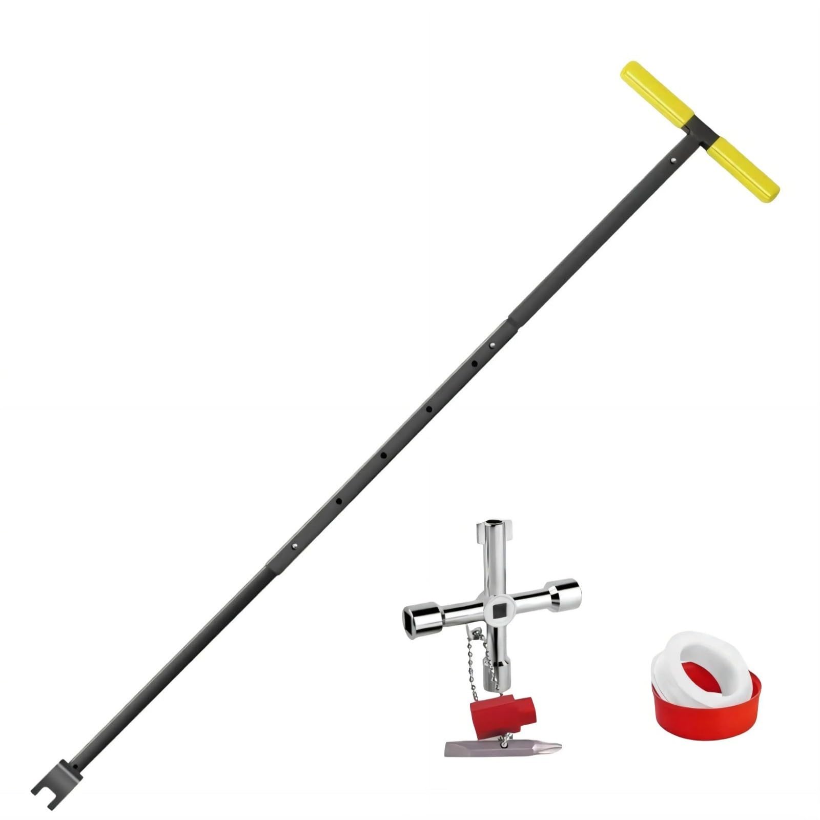 Industrial Grade Water Meter Shut Off Tool for Commercial and Home Plumbing Needs Plumbing Tool Set