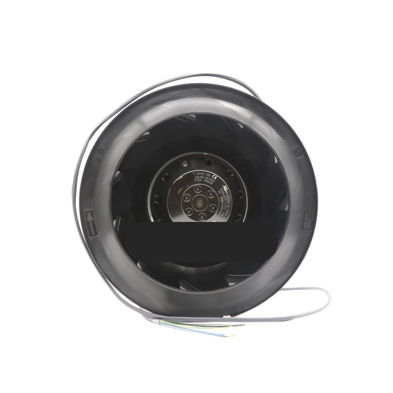 TYHUJKKL R2E220-AA40-B8 220mm 230V AC 85/90W 2600RPM 0.38A Backward Tilt Wind Power Centrifugal Turbine Cooling Fan