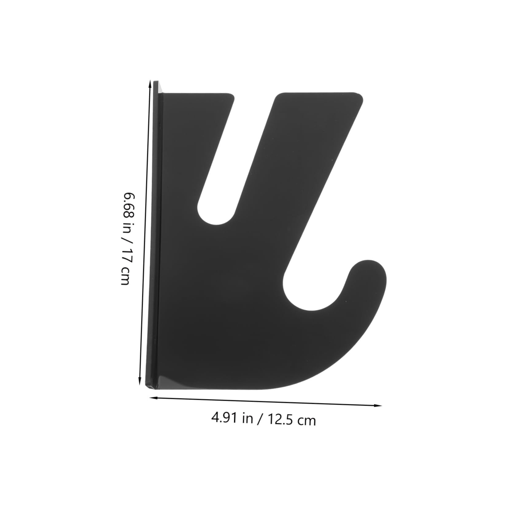 PartyKindom Skateboard Wall Mount Display Rack Sturdy Acrylic Construction Snowboard Hanger Hook Sleek Design for Living Room