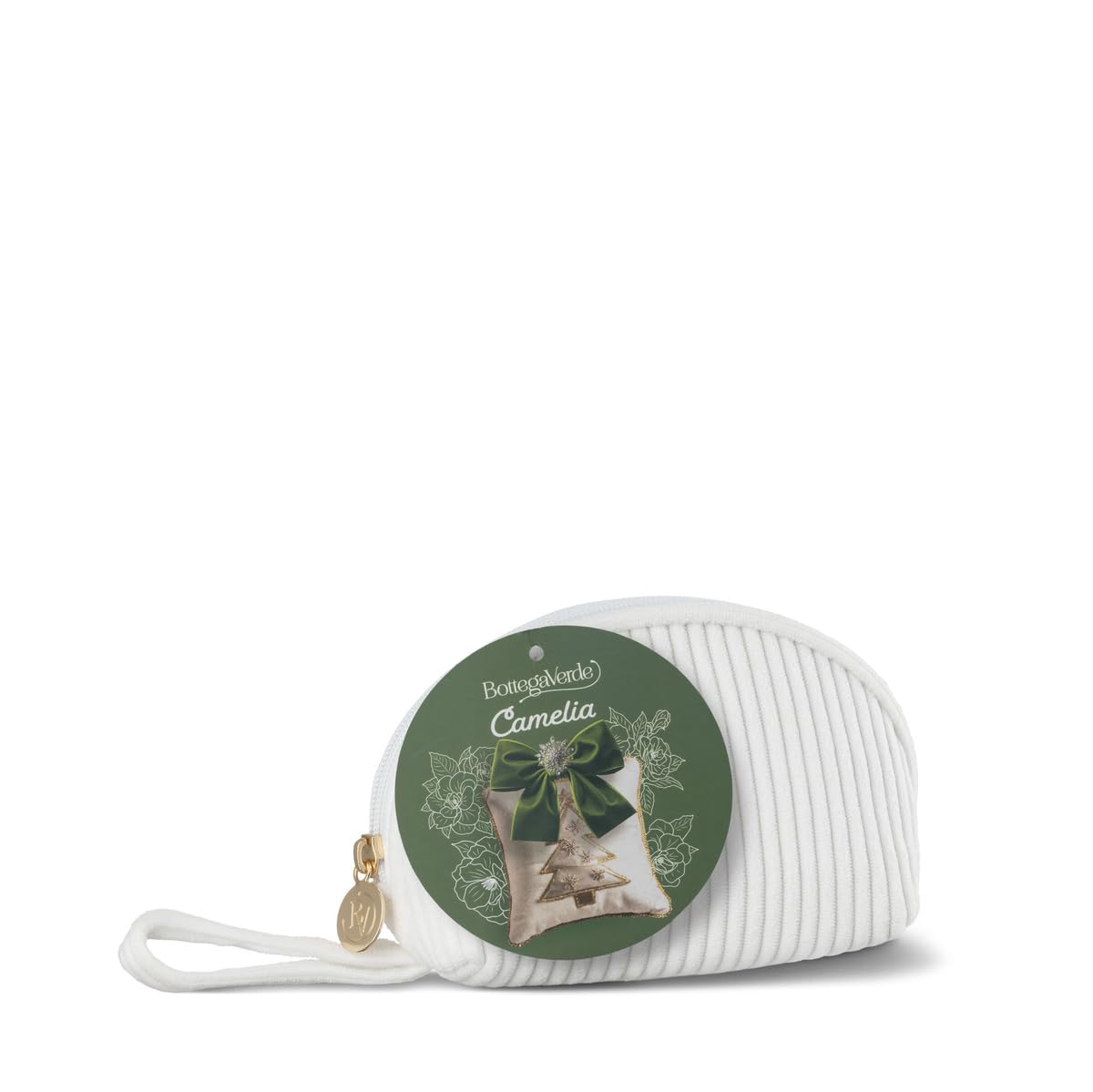 Bottega Verde - Cofanetto Regalo Camelia e Retinolo con Pochette, Bagnodoccia 50 ml e Burro Corpo 50 ml, Idea Regalo