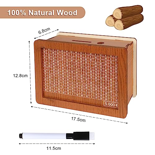 Salvadanaio in legno, salvadanaio retrò