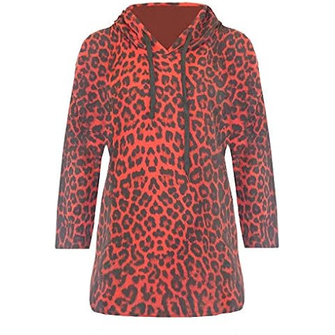 Be Jealous Women's Leopard Fleece Hoodie Cover