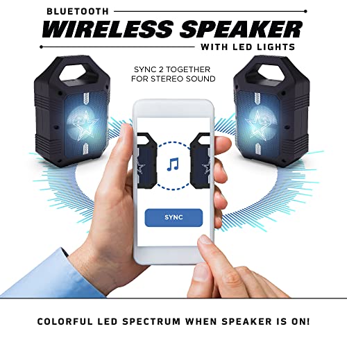 SOAR NFL ShockBox XL LED Wireless Bluetooth Speaker, Kansas City Chiefs - image 5