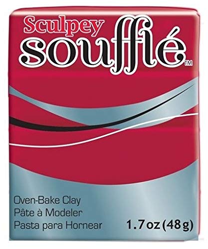 Sculpey Souffle Clay - Cherry Pie (Size : 2oz)