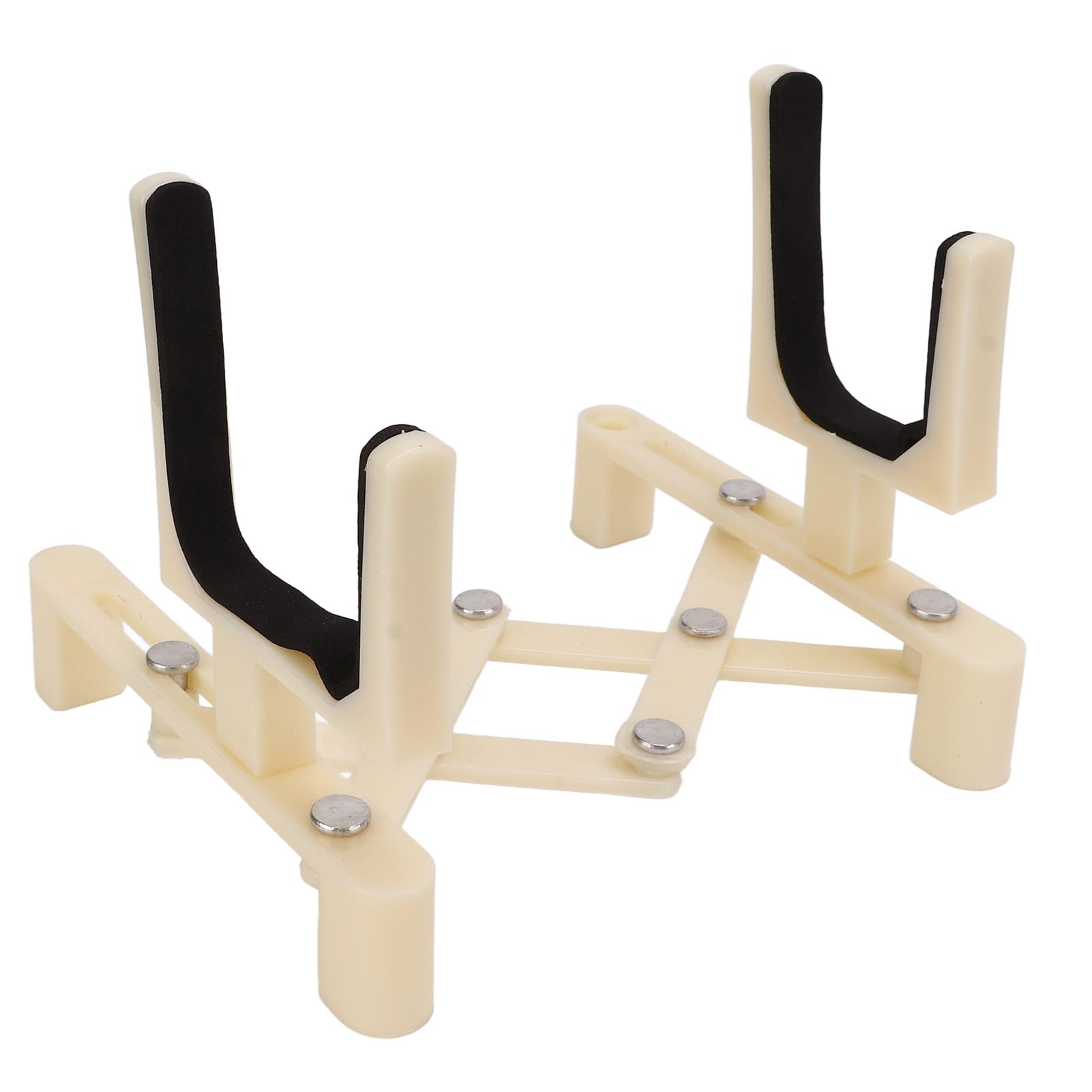 Support D'affichage Professionnel Pliable pour Violon, Support de Violon Léger et Robuste pour Toutes les Tailles de, adapté aux Débutants, Matériau ABS (Beige)