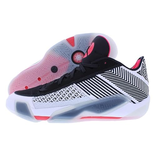 Nike Nike Air Jordan XXXVIII Unisex Shoes Size 10, Color: White/Siren Red/Black-White/True White