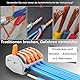 10 Stück Verbindungsklemme, 1 In 5 Out Verbindungsklemme, mit Hebel, Kabelverbinder mit 0,2-4 mm² Leiter Klemme für DIY-Projekte