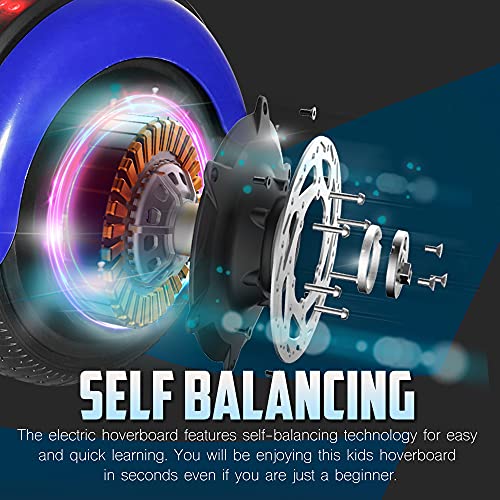 Wilibl LC6.5-1 Hoverboard For Kids Electric Self Balancing Scooter 6.5 Inch Wheels Led Lights Hover Board Safety Certified thumb #4