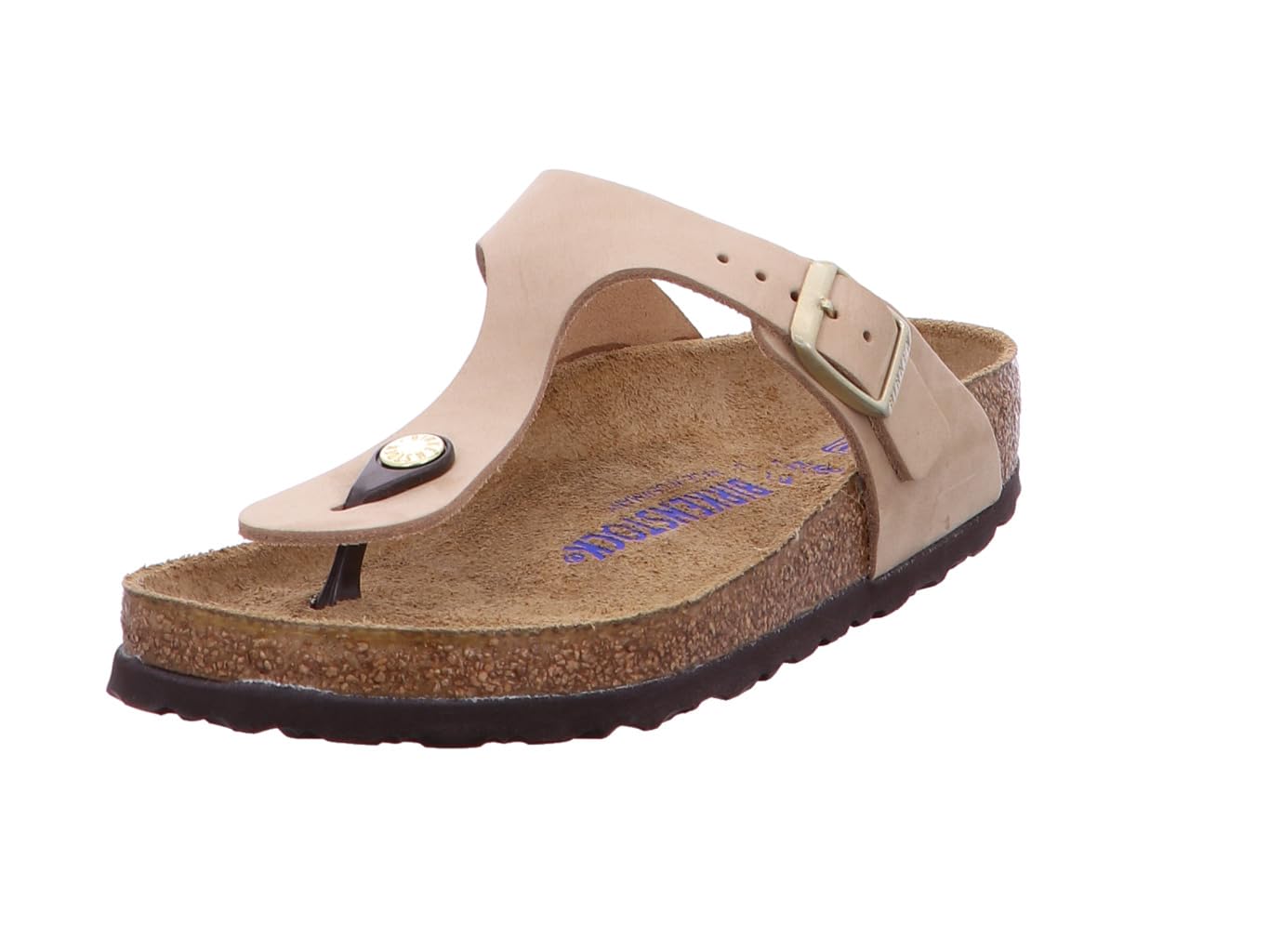 Birkenstock Arizona Sandale – Suede, SFB, Beige