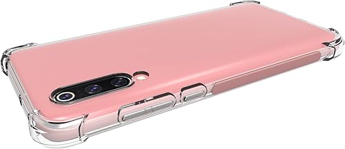 Miniatura 3 de Para Xiaomi Mi A3 Lite Caso/Xiaomi CC9 Funda Transparente TPU Cuatro Esquinas Cubierta Transparente Suave
