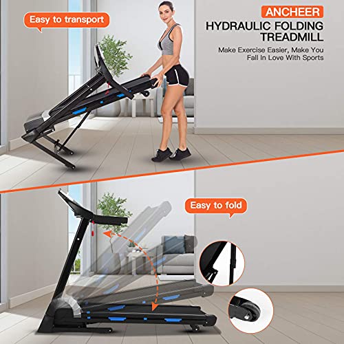 Image of ANCHEER Walking Pad Treadmill,Treadmills for Tome Small,2 in1 Under Desk Exercise Equipment,Pink Mini Running Walking Jogging Portable Machine with Remote Control,No Assembly Required