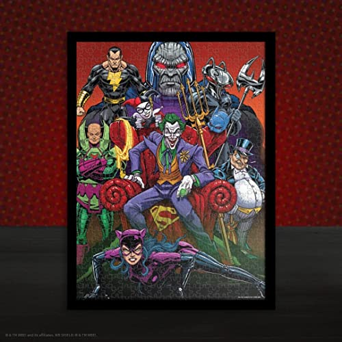 Usaopoly PZ010-847-002300-06 Dc Villains Forever Evil 1000 Piece Jigsaw Puzzle | Celebrating Wb 100 | Officially Licensed Dc Comics Universe Merchandise thumb #8