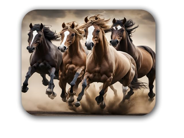 Image of Shivor Mouse Pad 260x210x3mm | Gaming Mouse Mat for Laptop | Compatible with Laser and Optical Mice | Smooth Printed Surface Design | Heat Resistant Non Slip Rubber Base | Brown and Black
