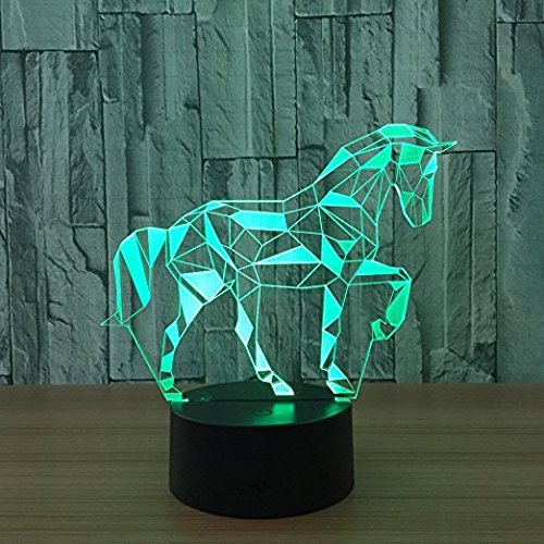 Réveil Cheval - Alarme Animale - LED - Brillant Dans La Nuit Réveil Cheval - Alarme Animale - LED - Brillant Dans La Nuit