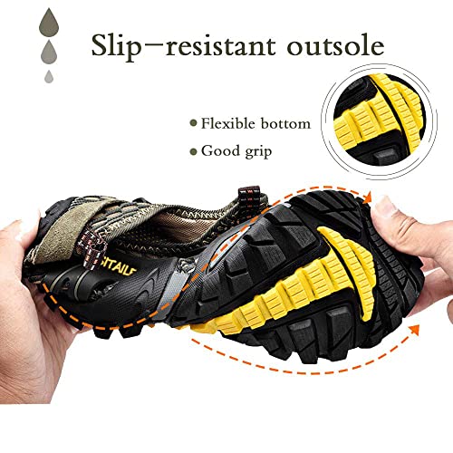 Image of SITAILE Hiking Water Shoes for Men Women Quick Dry Barefoot Aqua Swim River Shoes for Pool Beach Fishing Water Hiking Sandals