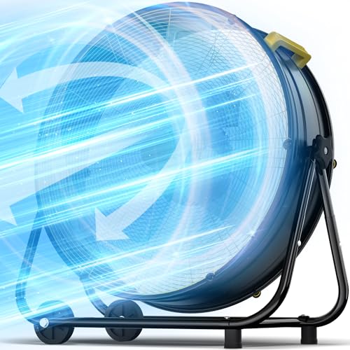 Uthfy 30-Inch Heavy Duty Industrial Drum Fan