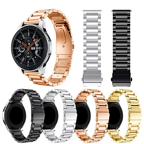 Correa de acero inoxidable de 18 mm elegante y resistente para Garmin Vivoactive 4S 4