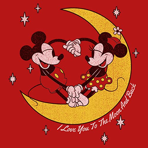 Disney Friends Mickey & Minnie to The Moon & Back Girls Standard T-Shirt2