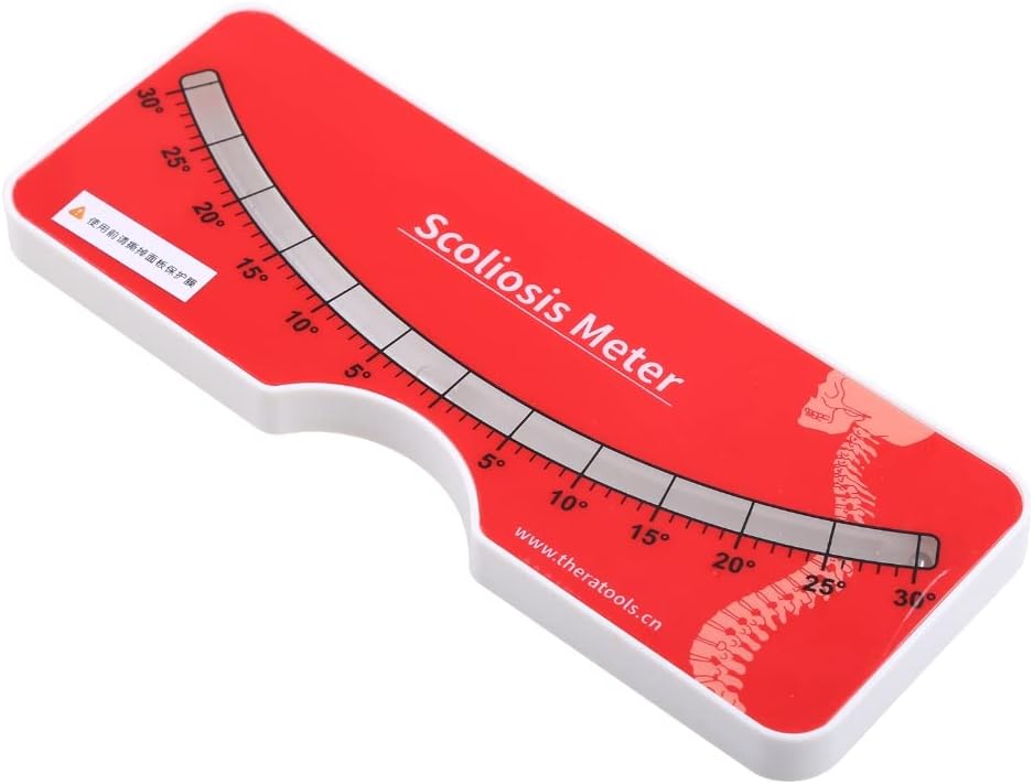 Scoliosis Portable Medical Measuring & Testing Meter Back & Spine Diagnosis For Adults/Children Lightweight