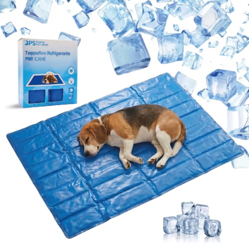BPS BUENA PET SHOP Tappetino Refrigerante Cane Gatti, misura 90x70cm comodo e SPAZIOSA, in Gel Non tossico, autoraffredamento senza corrente, fresco estare