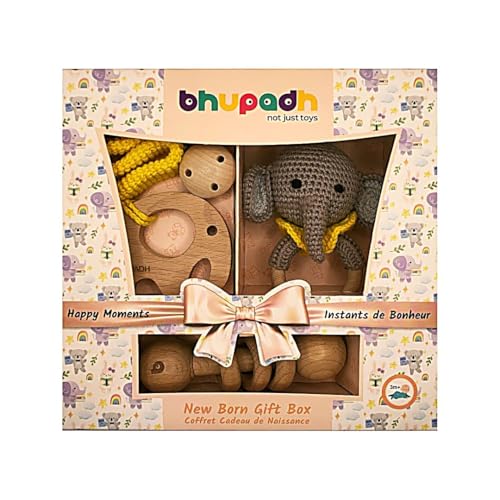 Newborn Gift Box Elephant Collection (0–12 Months) | 3-in-1 Set w...