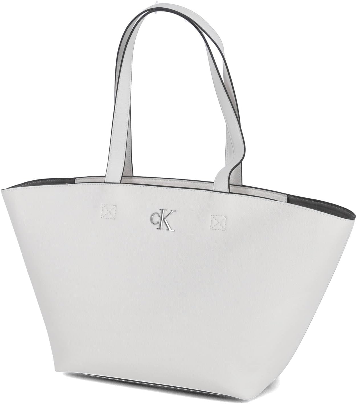 Calvin Klein Women's Plaque Logo Tote Handbag