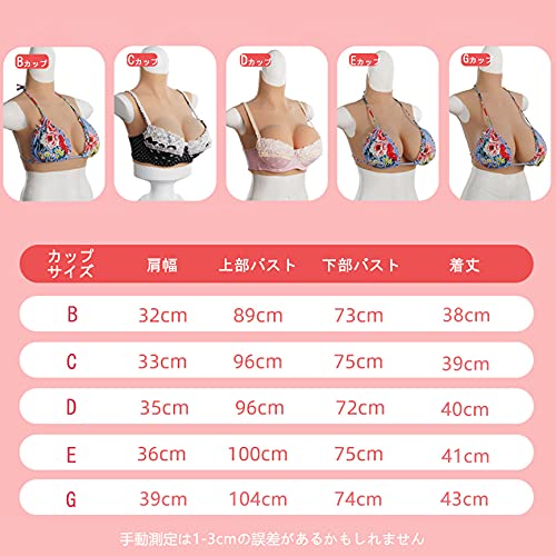 新品 Dカップ シリコンバスト 偽乳 女装 コスプレ 人工乳房 液体シリコン 41ZuZDdoAGL.jpg_BO30,255,255,