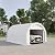 Outsunny 10' x 16' Carport, Heavy Duty Portable Garage Storage Tent with Large Zippered Door, Anti-UV PE Canopy Cover for Car, Truck, Boat, Motorcycle, Bike, Garden Tools, Outdoor Work, White