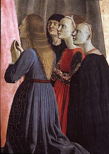 ARTXLXXBN Famoso Pinturas Murales Cuadros Abstractos Políptico de Misericordia Virgen de la Misericordia de Piero Della Francesca para Decoración de Paredes 60x90cm