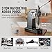 Happybuy 3 Ton Arbor Press, Ratchet Type Punch Press, Manual Desktop Stamping Bending Forming Tool, Cast Iron, 12.2