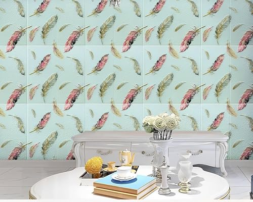 Image of SAYFINE 3D Wall Panel Wallpaper, Self Adhesive PE Foam Brick Sticker, Waterproof Wall Covering for Home Decor, 70 x 70 cm (Pack of 1, 5.27 Sq. Ft. Approx)