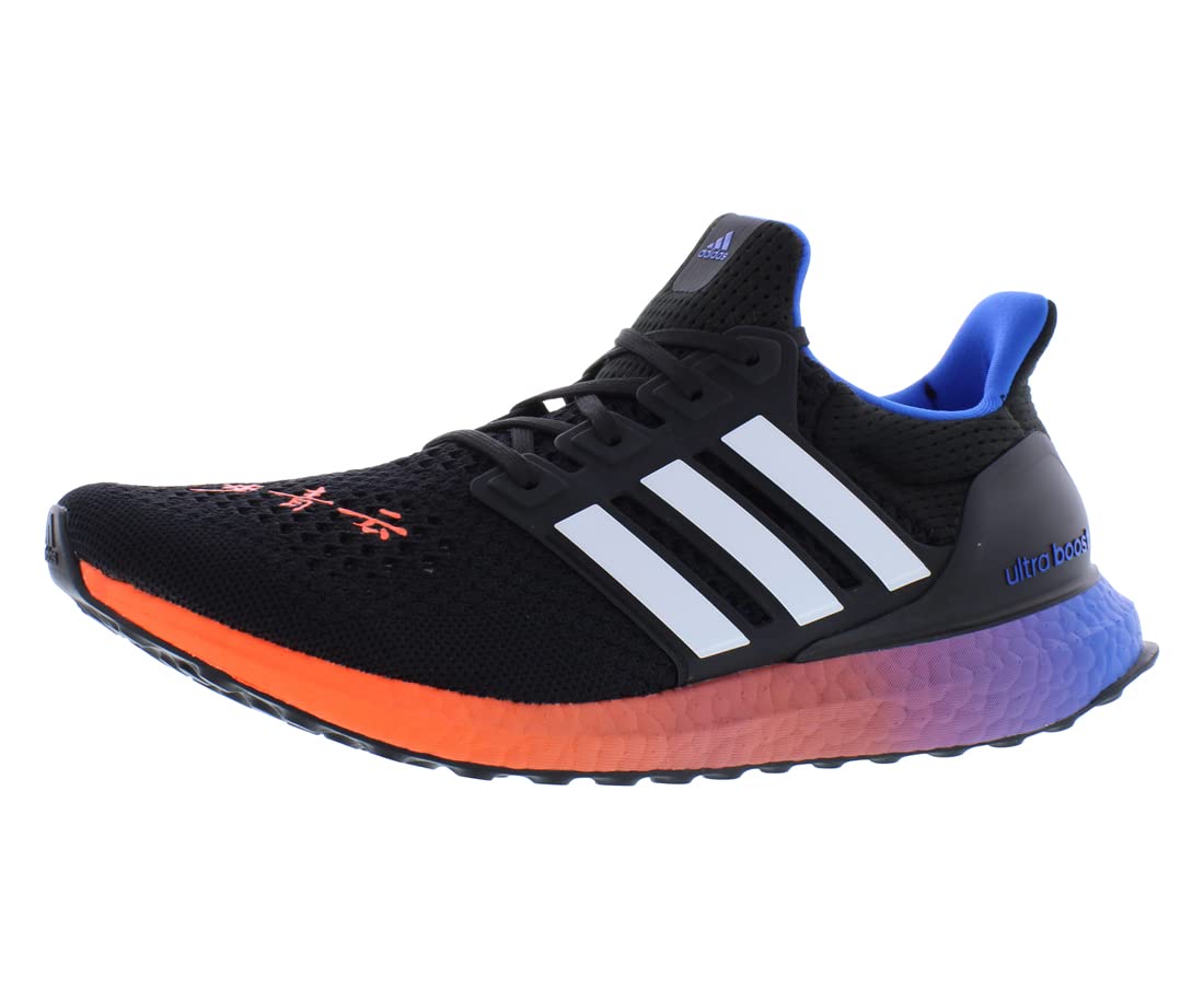 adidas Ultraboost Mens Shoes Size 6.5, Color: Black/Orange