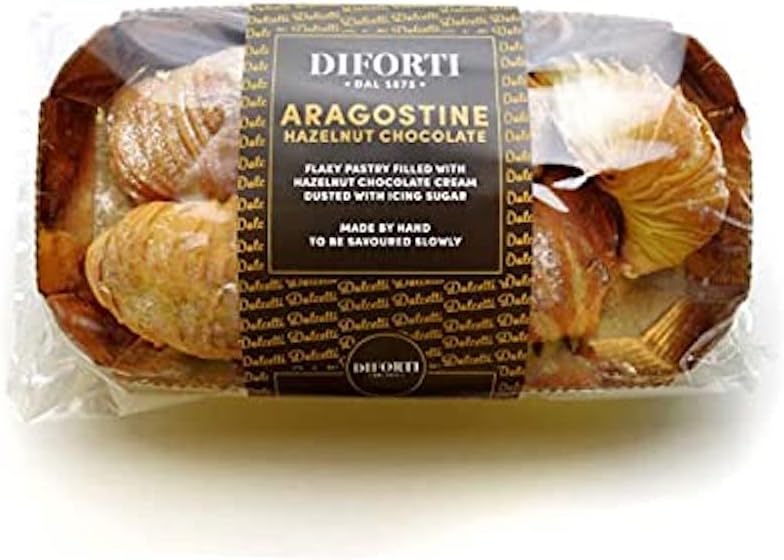 Taste of Sicily Limited DIFORTI | Aragostine Hazelnut Chocolate, 150g x 6