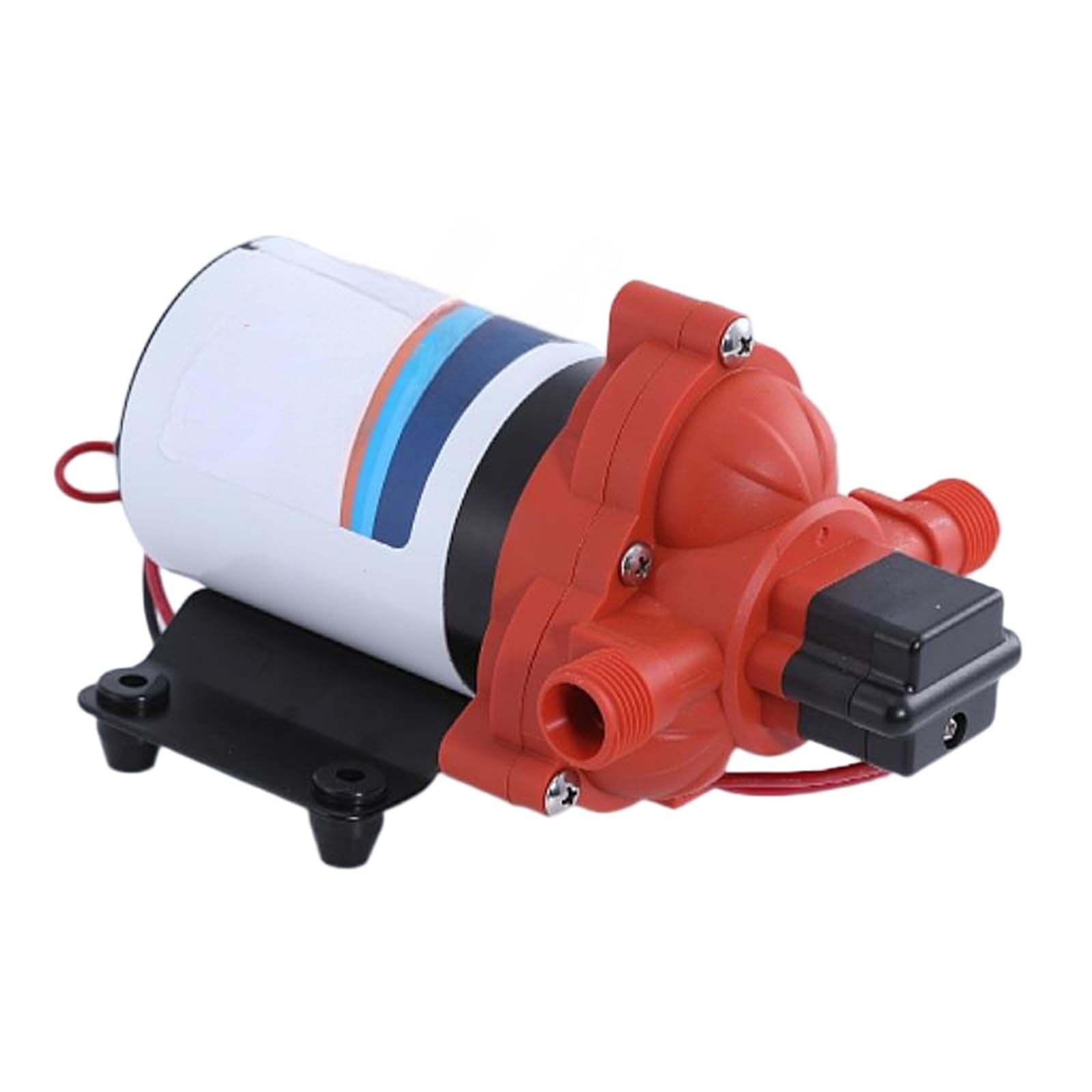 Habhyudp 24V 12V/ Dc Electric Rv/Yacht Small Diaphragm Self-Priming Pump 10.6L Fresh Water Booster,Safe And Smooth(24V)