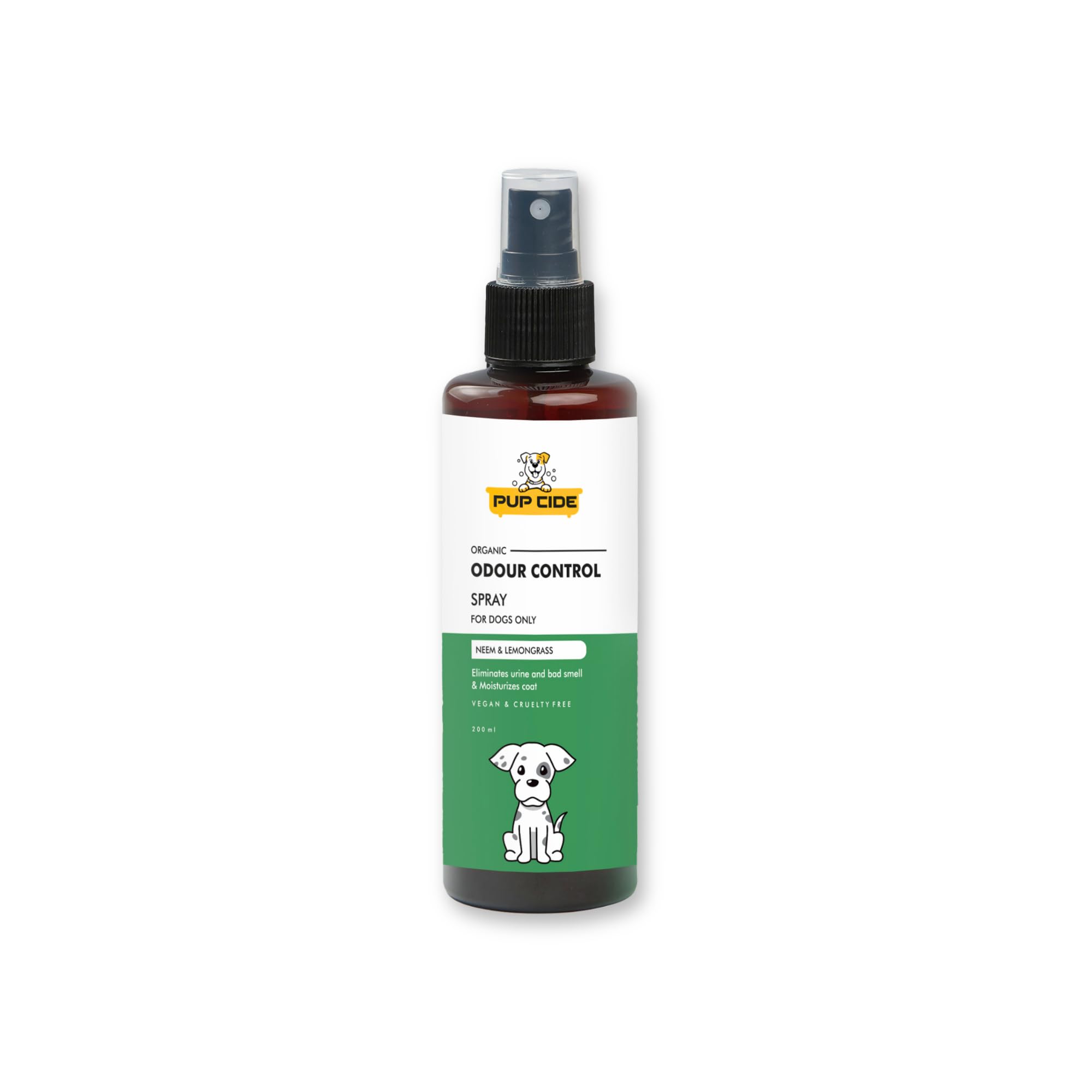 PUPCIDE Neem & Lemongrass Organic Odour Control Spray for Dogs of All Breeds | Eliminates Urine Smell and Bad Odour | Moisturizes Coat | Vegan & Cruelty-Free 200 ml (B0C8TM9CBT) Amazon Price History, Amazon Price Tracker