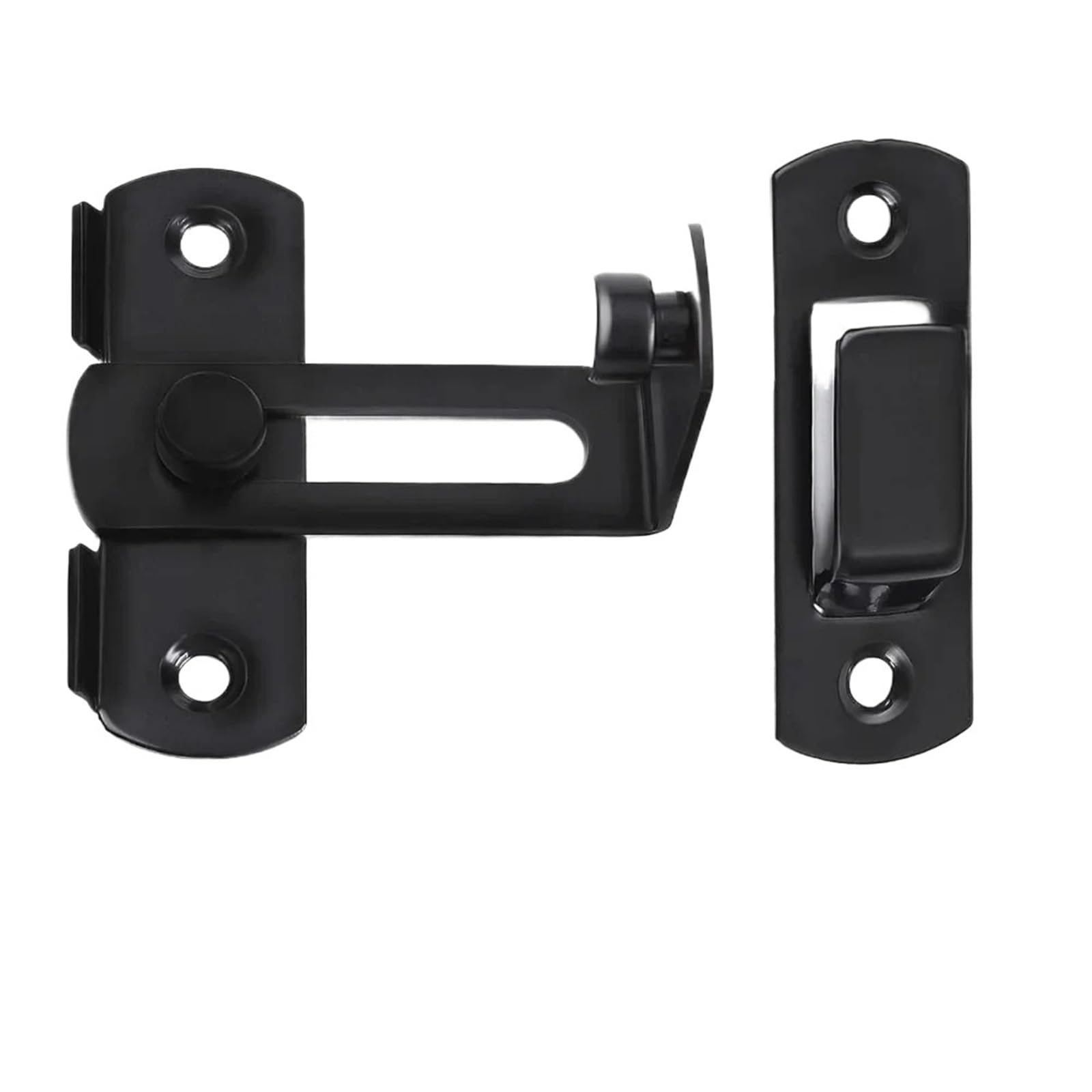 Dqzrtueca Black-S 180 Degree Stainless Toggle Latch Sliding Barn Lock Door Bolt Multicolor Multiple Sizes