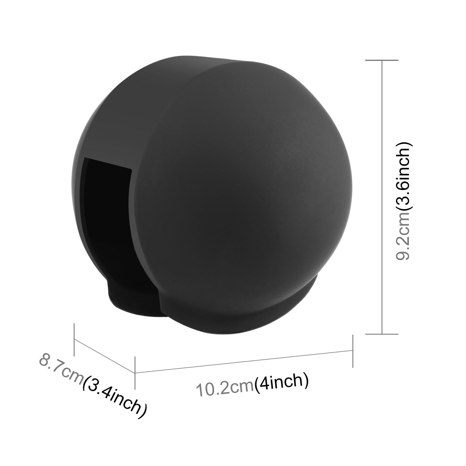 PULUZ Osłona obiektywu do Insta360 X5 Invisible Dive Case, Insta 360 X5 podwodna wodoodporna obudowa do nurkowania osłona osłony obiektywu, akcesoria do kamery sportowej (czarna)