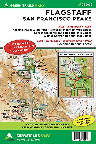 Flagstaff, AZ No. 2800S (Green Trails Maps)