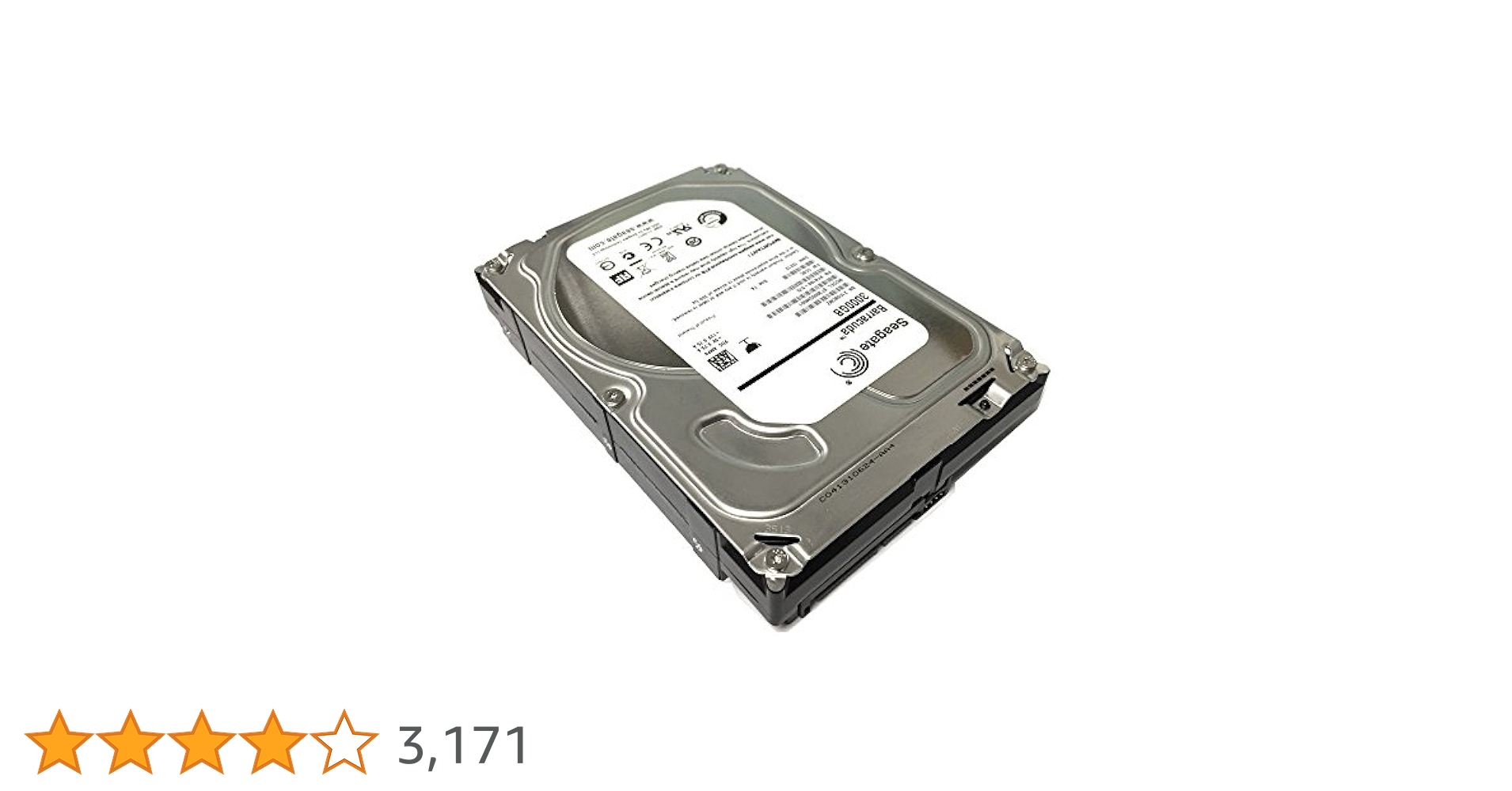 OLD MODEL) Seagate Barracuda 3 TB HDD SATA 6 Gb/s NCQ 64MB