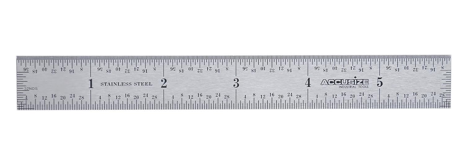 Accusize Industrial Tools 6 inch Dial Caliper, 0-1 inch Outside Micrometer and 6 inch Rule Machinist Case, 3600-1035