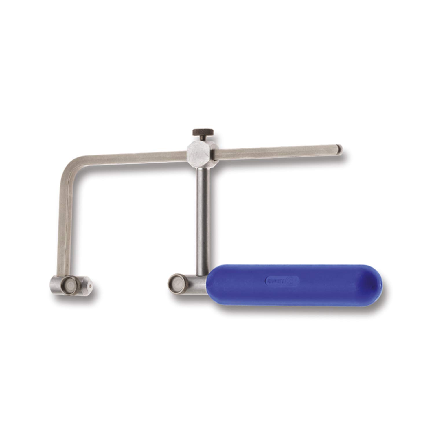 Scie avec système de serrage rapide – Fabriqué en Vallorbe/Suisse – pas de flattern – pas de casse – Parfait pour les lames de scie Super Pike Platine – C4543169