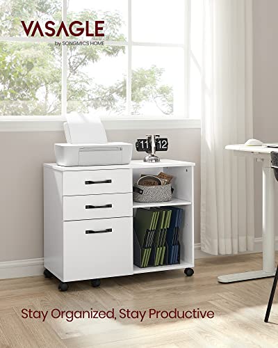 Image of VASAGLE 3-Drawer Lateral File Cabinet, Home Office Printer Stand